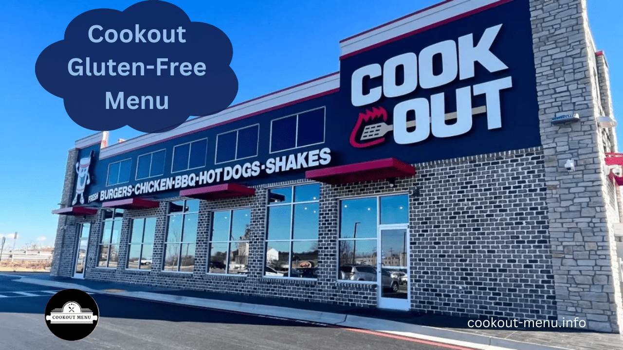 Cookout Gluten Free Menu