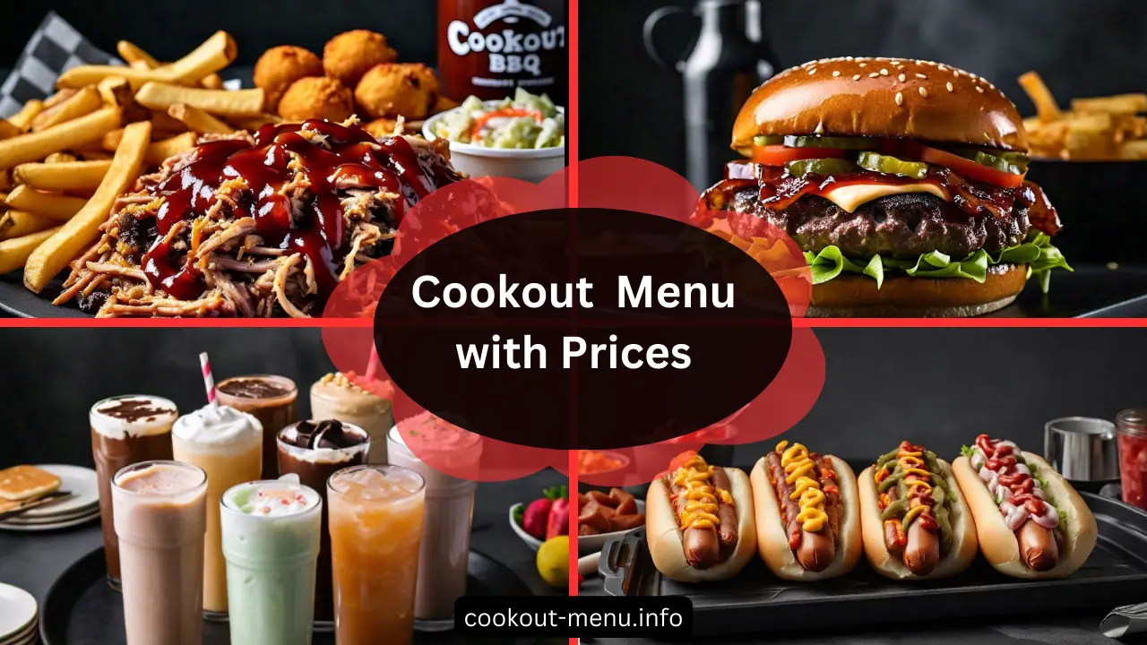 Cookout Menu with Prices