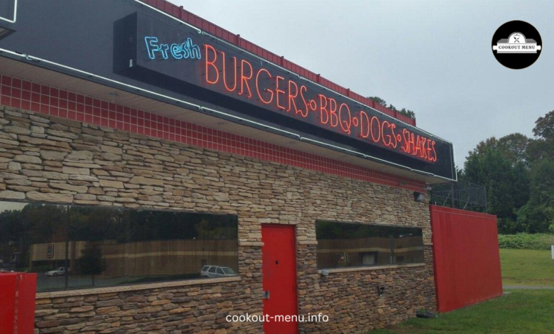 Cookout Freedom Drive Menu