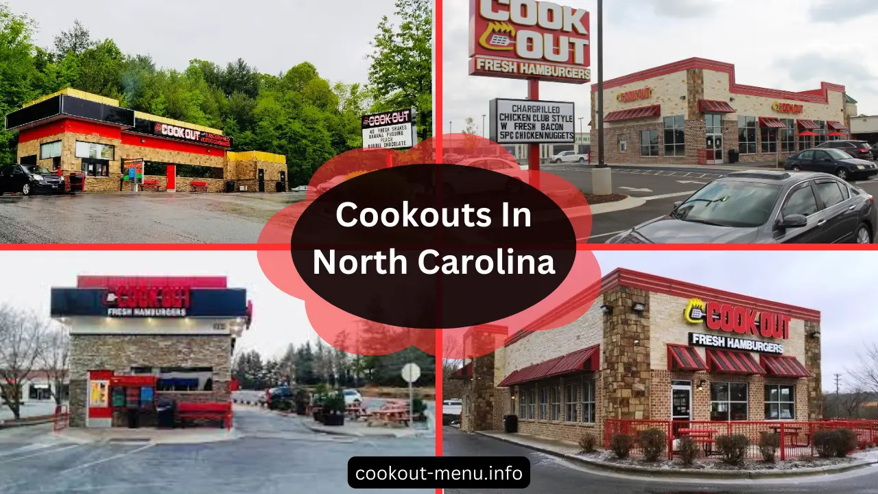 Cookout Locations in North Carolina