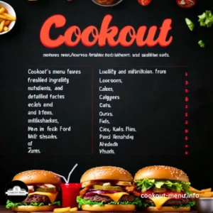 Cookout Menu